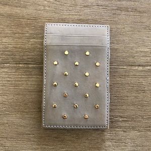 J. CREW - Grey Leather Magic Wallet